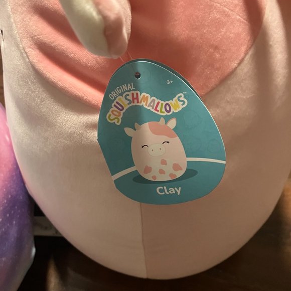 Squishmallow 16" Clay the Cow - Picture 3 of 3